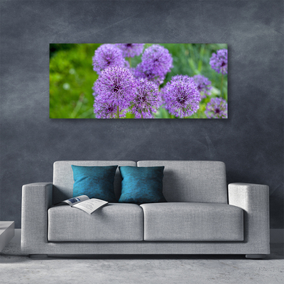 Foto quadro su tela Fiori viola del prato