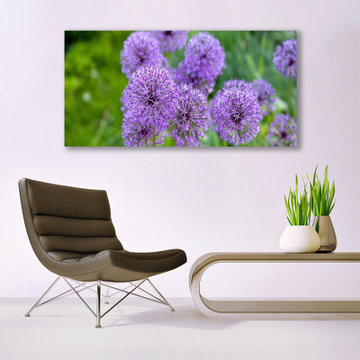 Foto quadro su tela Fiori viola del prato