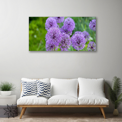 Foto quadro su tela Fiori viola del prato