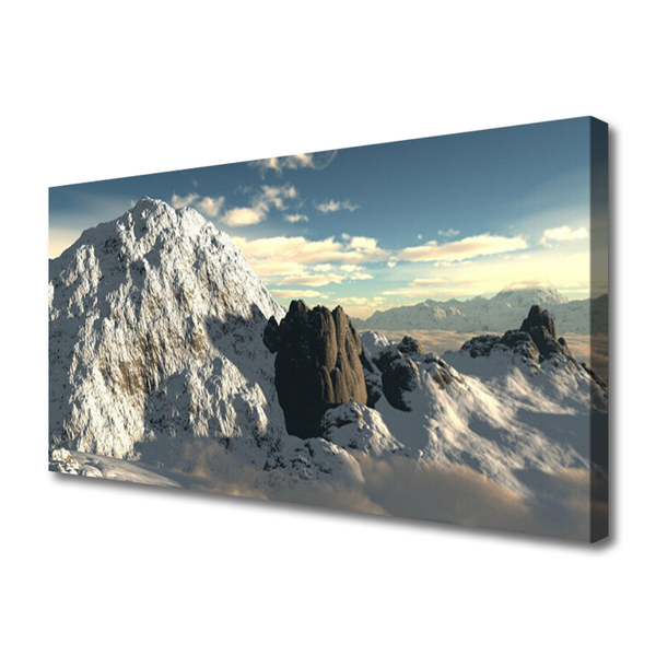 Quadro su tela Paesaggio di montagne