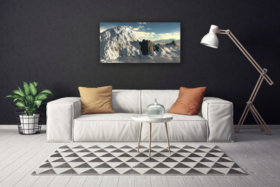 Quadro su tela Paesaggio di montagne