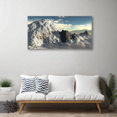 Quadro su tela Paesaggio di montagne