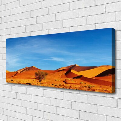 Quadro su tela Paesaggio di sabbia del deserto