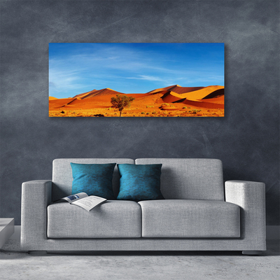 Quadro su tela Paesaggio di sabbia del deserto