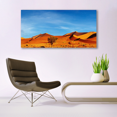 Quadro su tela Paesaggio di sabbia del deserto