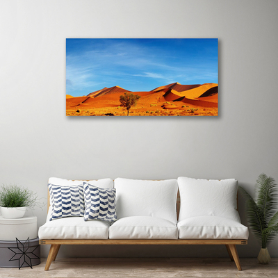 Quadro su tela Paesaggio di sabbia del deserto