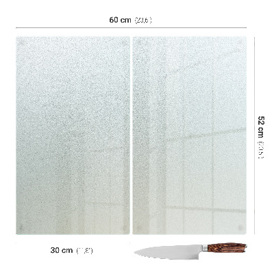 Copertura piano induzione con finitura semitrasparente doppia