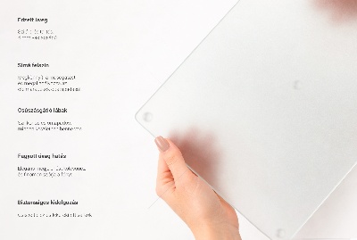 Protezione piano cottura in materiale semitrasparente con forma rettangolare