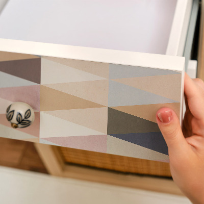 Carta da parati per mobili Geometria pastello