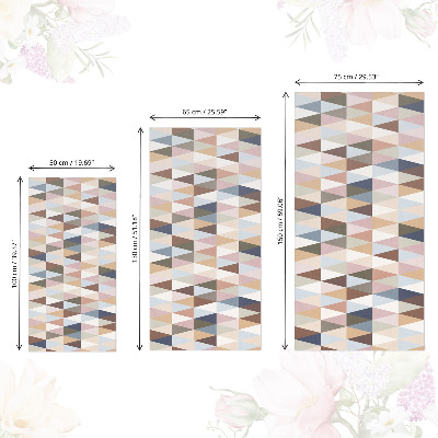 Carta da parati per mobili Geometria pastello