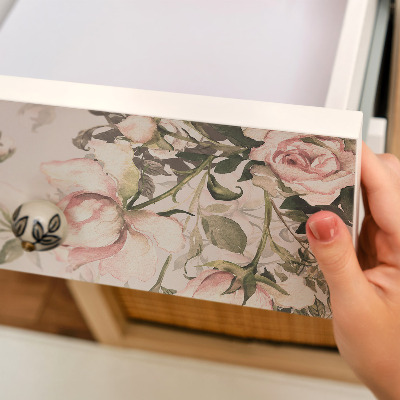 Adesivo per mobili Fiori vintage