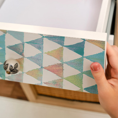 Carta da parati per mobili Fantasia retrò colorata