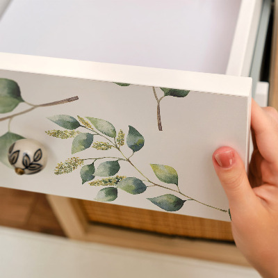 Carta da parati per mobili Foglie botaniche