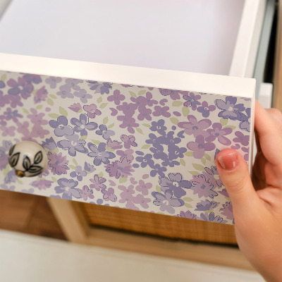 Adesivo per mobili Fiori colorati