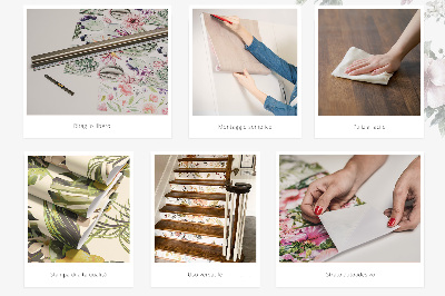 Carta adesiva per mobili Foglie delicate