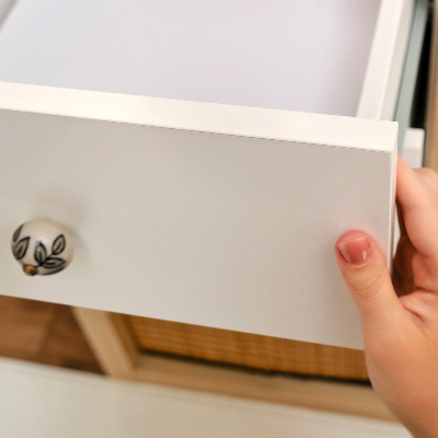 Pellicola adesiva per mobili Bianco puro