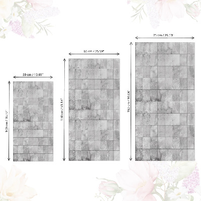 Carta da parati per mobili Piastrelle grigie