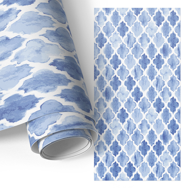 Carta per rivestire i mobili Mosaico ad acquerello