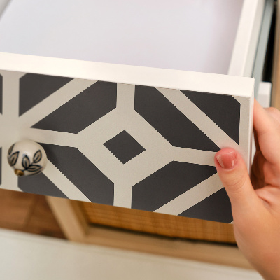 Pellicola per mobili Motivo in bianco e nero