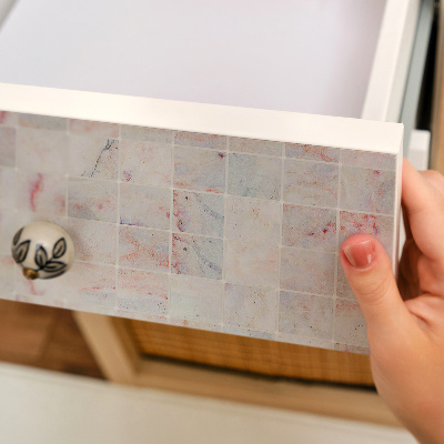 Carta per rivestire i mobili Mosaico pastello