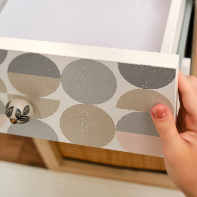 Pellicola adesiva per mobili Pastelli geometrici