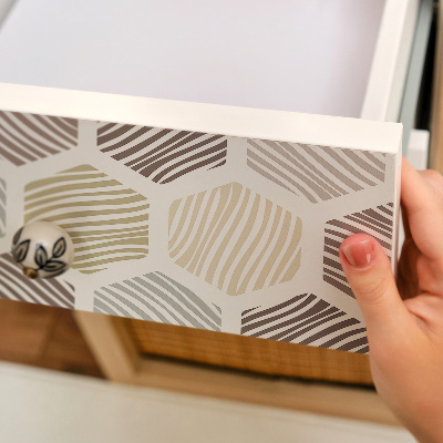 Carta da parati per mobili Mosaico esagonale