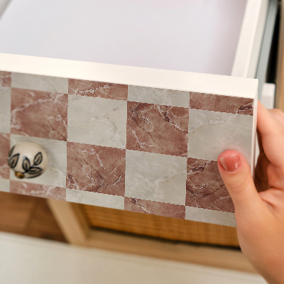 Adesivo per mobili Griglia di marmo