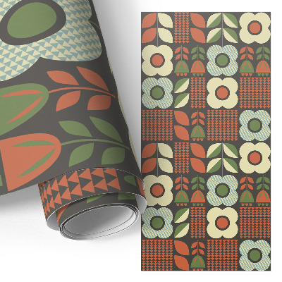 Carta da parati per mobili Fiori tradizionali