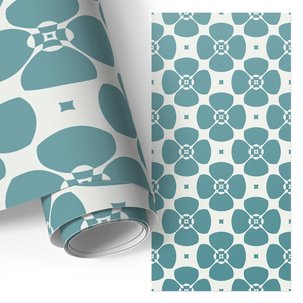 Carta per rivestire i mobili Geometria floreale