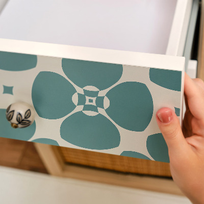 Carta per rivestire i mobili Geometria floreale