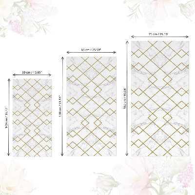 Carta per rivestire i mobili Geometria del marmo