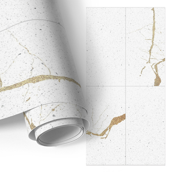 Pellicola adesiva per mobili Piatti bianchi