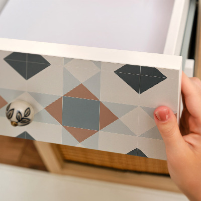 Carta da parati per mobili Composizione geometrica