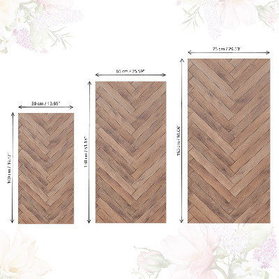 Pellicola adesiva per mobili Spina di pesce in legno