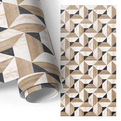 Carta da parati per mobili Legno con marmo