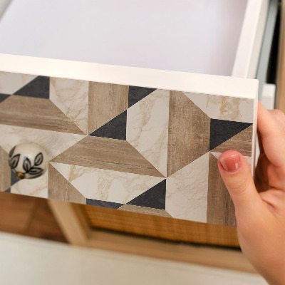 Carta da parati per mobili Legno con marmo