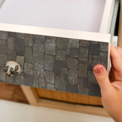 Adesivo per mobili Muro di pietra