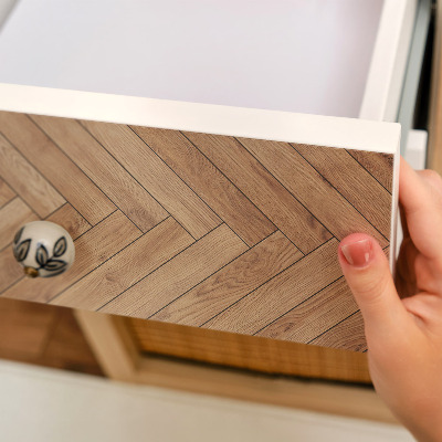 Carta da parati per mobili Legno a spina di pesce