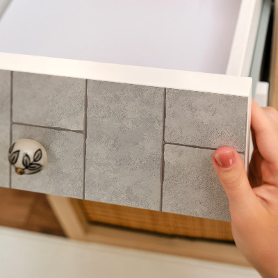 Carta adesiva per mobili Piastrelle grigie