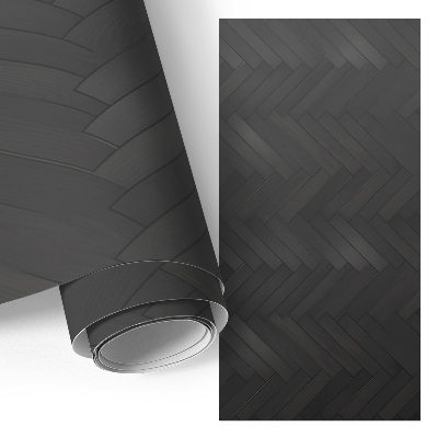 Carta adesiva per mobili Spina di pesce scura