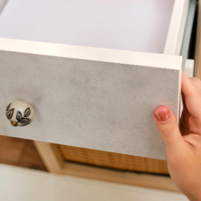 Carta per rivestire i mobili Texture grigia