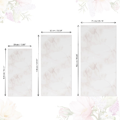 Adesivo per mobili Una pietra delicata