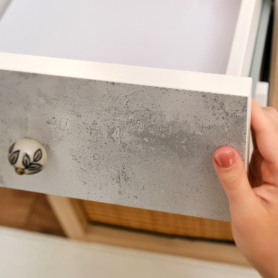 Carta da parati per mobili Muro grigio