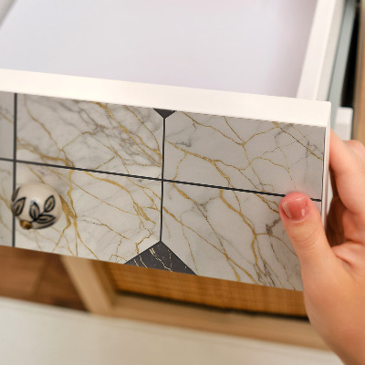 Carta per rivestire i mobili Marmo di lusso