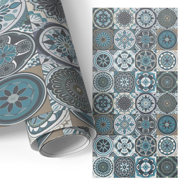 Pellicola per mobili Piastrelle del mandala