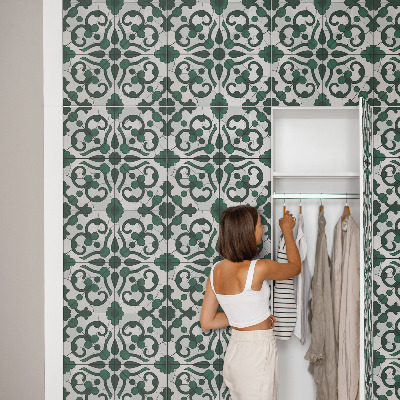 Adesivo per mobili Ornamenti verdi