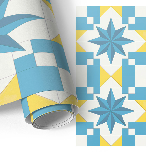 Carta da parati per mobili Stelle blu