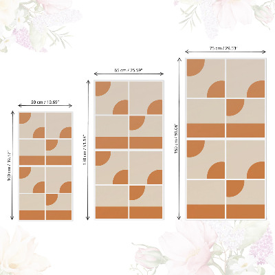 Carta adesiva per mobili Forme vintage