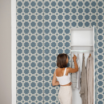 Adesivo per mobili Geometria floreale