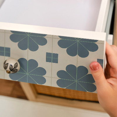 Adesivo per mobili Geometria floreale